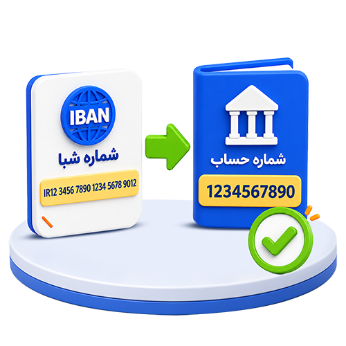 تبدیل شماره شبا به شماره حساب